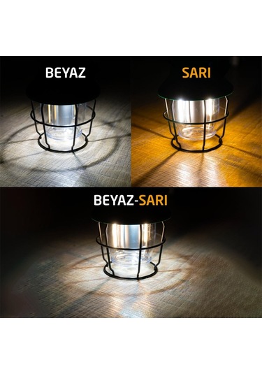 Rox 0215 Şarjlı Retro Outdoor Kamp Feneri 220 Lümen