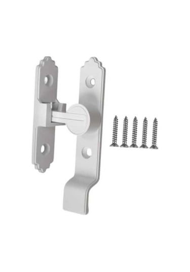 Besthome1 Suntek Ahır Sürgülü Kapı Kilidi, Ev Ofis Güvenliği, Beyaz Model