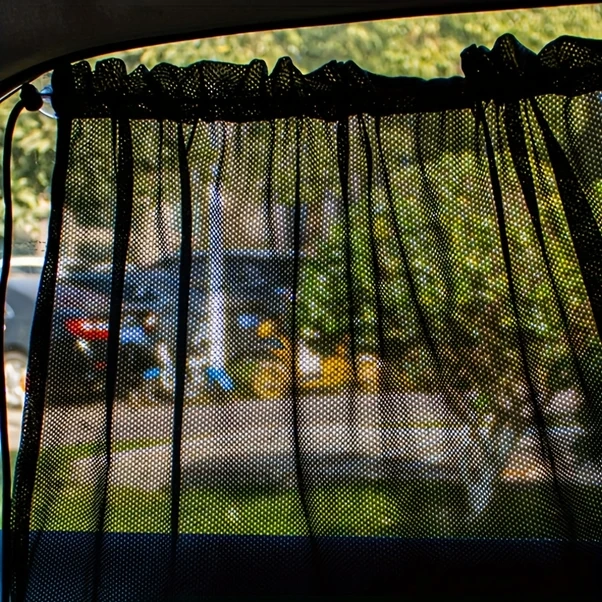 Gateesat 01 Emme Araç Güneşlik Siyah Yan Arka Cam Katlanır Izgara Isı Yalıtımı Seyahat