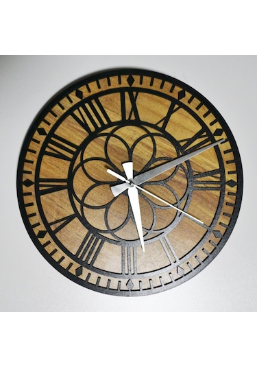 DUVAR SAATİ - 0037 Kahverengi