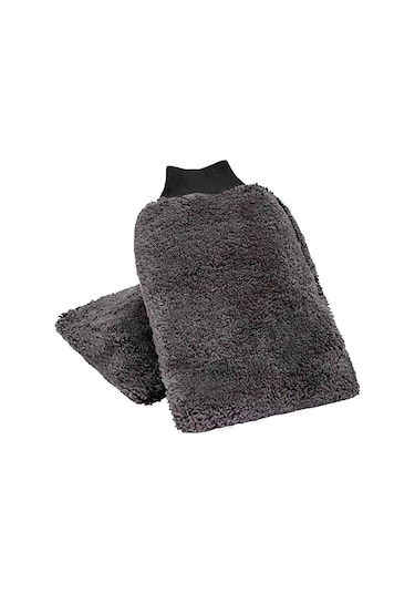 2 Adet Oto Yıkama Eldiveni Araç Temizleme Mikrofiber Araba Cila
