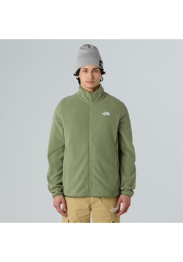 The North Face Erkek Glacier Tam Boy Fermuarlı Polar Nf0a8d0rbo91 Yeşil