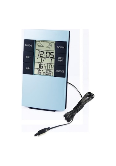 Tt Technic H 146Ab Termometre Nem Ölçer Saat Alarm