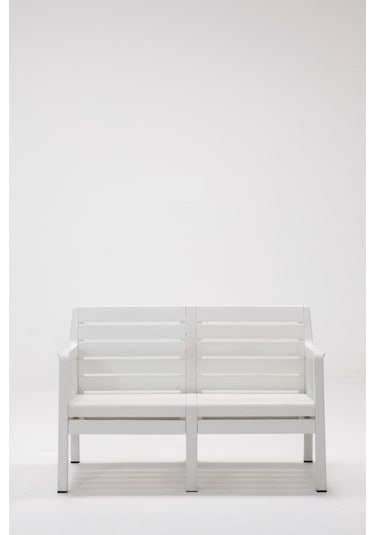 Lara 2'li Koltuk Mindersiz Balkon&teras Bahçe Koltuk / Beyaz