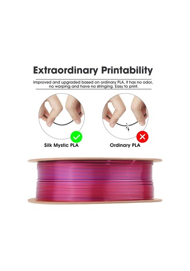 Esun Epla-silk Mystic Mavi-kırmızı-mor - Urhanshop Gönderimli