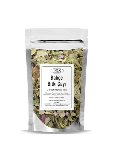 Tos The Organic Spices Bahçe Bitki Çayı 40 G