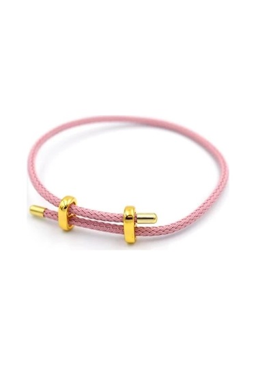 Hasır Bileklik - Pembe Çok Renkli