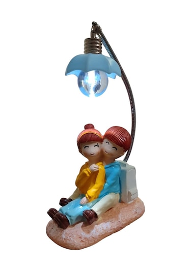 Oturan Çift Model Biblo Hediyelik 10 15 Cm