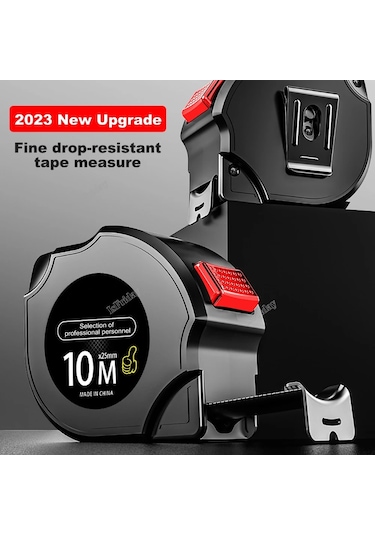 10m 25mm-3 5 7.5 10m Kendinden Kilitlemeli Çelik Mezura Taşınabilir Yüksek Hassasiyetli Metrik Cetvel Kalınlaşmış Su Geçirmez Mesafe Ölçüm Araçları