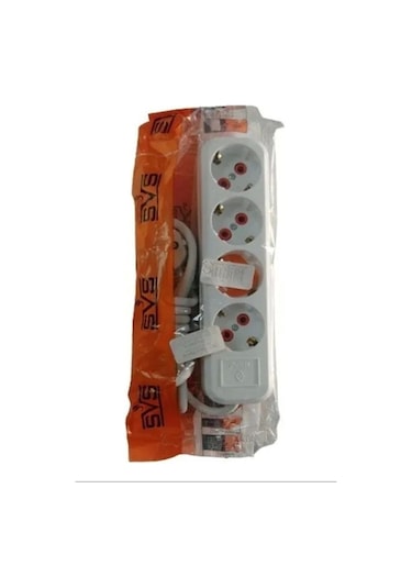 4'lü Topraklı Grup Priz 2 Metre Kablolu Royaleks-ast 402 Diğer