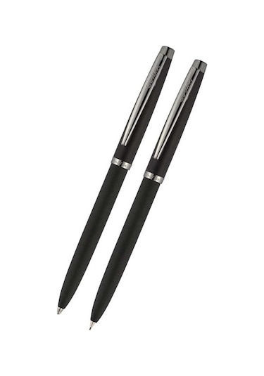 Scrikss Prestige Tükenmez Kalem Seti Siyah Renk