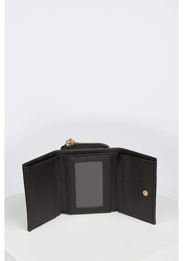 Siyah Püskül Detaylı Bayan Cüzdan - Ol-1059 Siyah