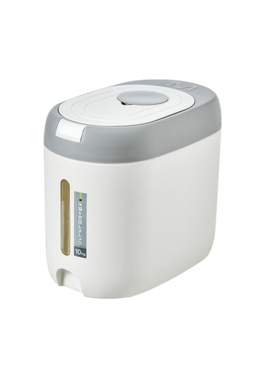 Dancemonkey Mutfak Mühürlü Nem Toz Geçirmez Pirinç Kaplı Depolama Kovası 3 Izgara