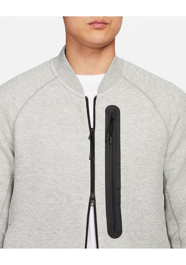 Sportswear Tech Fleece Bomber N98 Full-zip Erkek Ceket Ndd Sport Gri