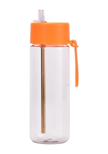 Pipetli 740ml Taşınabilir Su Şişesi, Tritan Şeffaf Su Şişesi, Açık Hava Etkinliklerine Uygun, Seyahat Fitness I5ı4qr Diğer