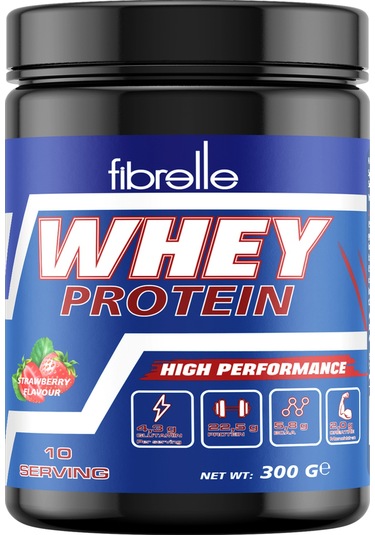 Fibrelle Whey Protein Çilek Aromalı 300 G Çilek