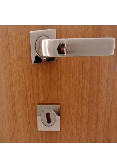 Eros Nikel Saten Rozetli Kapı Kolu