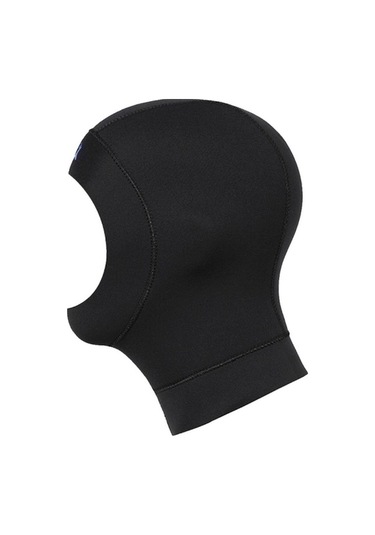 Dm Dive & Sail Wetsuits Sörf Neopren Dalış Başlığı 3mm Önlük L 57-59cm Sıcak Dalış Siyah