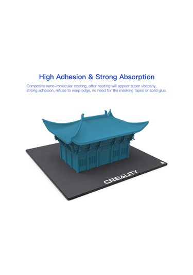 Folinda Creality 3d Yazıcı Aksesuarı: Karesel Cam Yazdırma Platformu 220x220mm, Modeli Kolay Alabilme Özelliği, Siyah