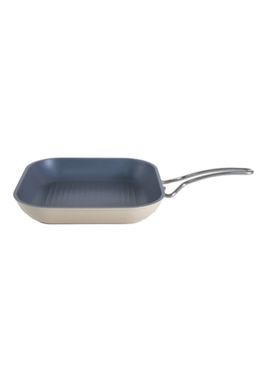 Aryıldız Colombus Crystal Seramik Grill Tava 28 Cm Krem