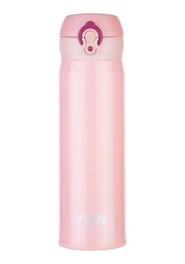 Miss Play Vakum Termos Taşınabilir Su Bardağı Hfeg13 Açık Pembe