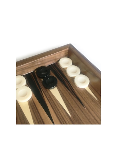 Star Ege Masif Ahşap Kareli Tavla Büyük