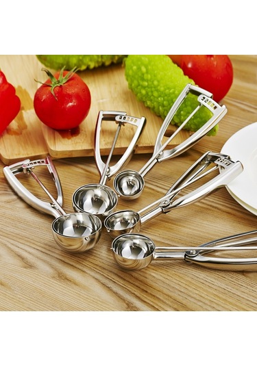 Cbtx Paslanmaz Çelik Dondurma Kaşığı Kaşığı Meyve Kaşığı, Özellikler: 59mm