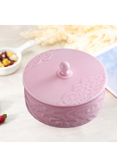 Homyl Atıştırmalık Tabak Çok Amaçlı Somun Ve Şeker Pembe