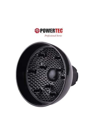 Powertec Fön Uyumlu Vigo Başlık Difüzör Siyah