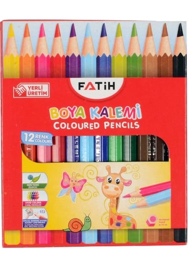 Pinokyo Yayınları Boyama Kitabı Ve Fatih Boya Kalemleri Set