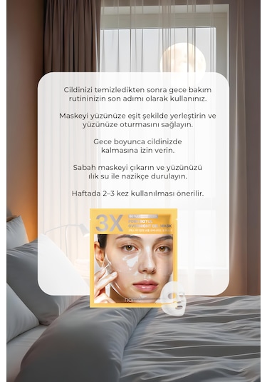 Pdrn Botul Overnight Mask Cilt Yenileyici ve  Kolajenli Jel Maske