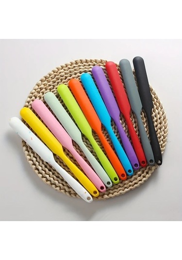 Trendooze Gaojunshop01 Pembe 1 Adet Silikon Kavanoz İçin Spatula Yapışmaz Ve Isıya Dayanıklı Mutfak Aleti Pembe