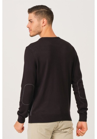 V9306 Dewberry Dıo Rıse Erkek Kazak-siyah Siyah