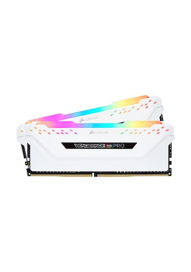 Corsair Vengeance RGB PRO Beyaz CMW16GX4M2D3600C18W 16 GB (2x8) DDR4 3600 MHz CL18 Ram
