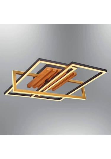 Özcan Aydınlatma 1420-2 Plafonyer Meşe Meşe