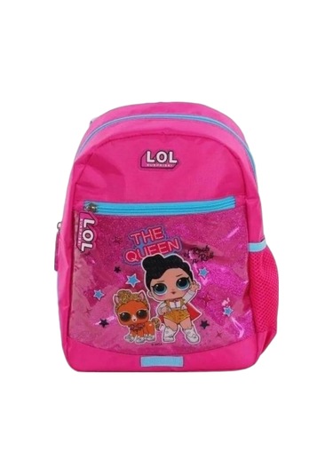 Surprise Anaokul Çantası + Çift Gözlü Kalemlik Lisanslı Aluminyum Matara Suluk 500ml 2 Pembe