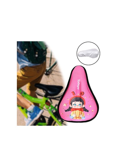 Suntek Çocuk Bisikleti Koltuk Minderi Örtüsü Küçük Pembe-s Pembe