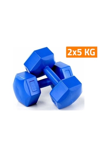 Dambıl Ağırlık Seti içi Demir Tozu Yüzde 40 Küçük Hacim 5 KG x 2