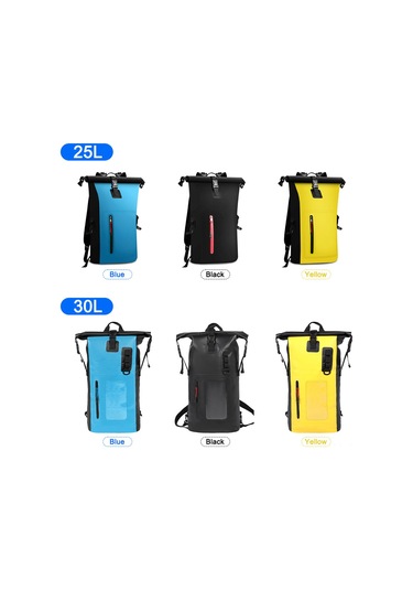 Lemestar 30l Su Geçirmez Spor Sırt Çantası - Kuru-ıslak Ayrımı, Telefon Penceresi Ve Kanca İle Kamp, Kayak, Yüzme İçin Sarı Sarı