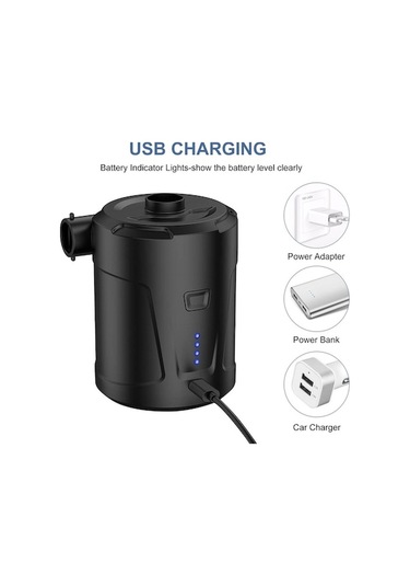 Joyjadehub Jmsstore Elektrikli Hava Pompası 5000mah Dahili Pil 3