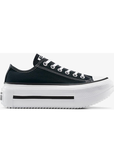 Chuck Taylor All Star Lift Double Stack Platform Kadın Siyah Sneaker-9279 001-siyah