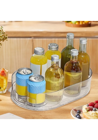 Suntek Döner Tablalı Saklama Tepsisi, Gıda Dolabı Ve Temizlemek