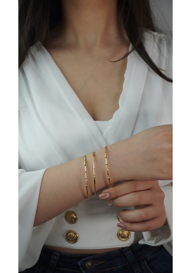 22 Ayar Altın Yatırımlık Ajda Bilezik 10 Gr