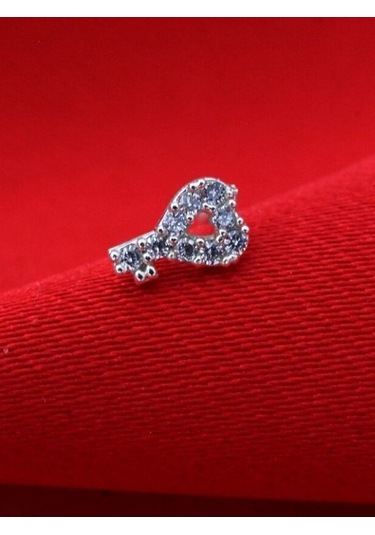 Tükkan Accessories Gümüş Zirkon Taş Anahtar Figür Hızma 925 Ayar Hızma-hızma41