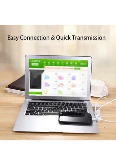 Ximistore9 Usb 3.0 Hub 3 Portlu, 0.25m Kablolu, Hızlı Veri Transferi, Isı Dağıtımı, Taşınabilir Beyaz Usb Çevirici