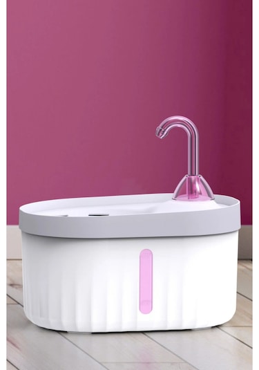 Otomatik Kedi Köpek Su Pınarı Su Çeşmesi Ultra Sessiz Su Şelalesi