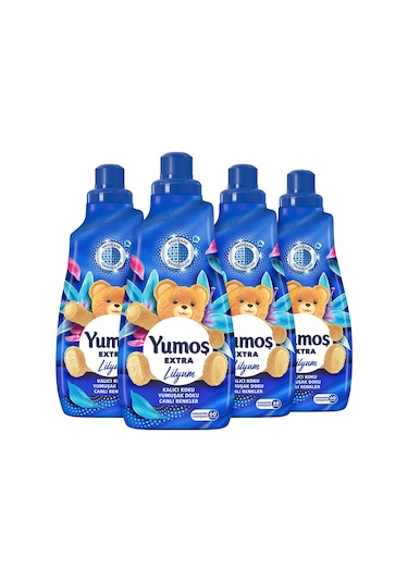 Yumoş Extra Konsantre Çamaşır Yumuşatıcısı Lilyum 4 x 1440 ML