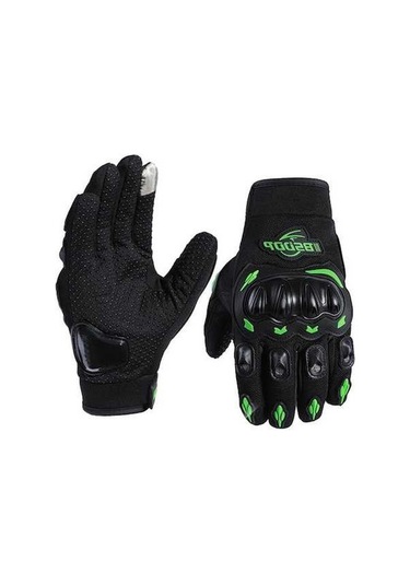 Pazly Bsddp Motosiklet Eldiveni - Nefes Alabilir, Darbeye Dayanıklı Eldiven, Kaymayı Önleyici, Tüm Mevsimler İçin Yeşil 2xl