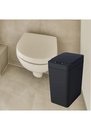 Pazly Suntek Siyah Kutusu Hafif Fotoselli Dar Çöp Banyo Akıllı Ut Siyah