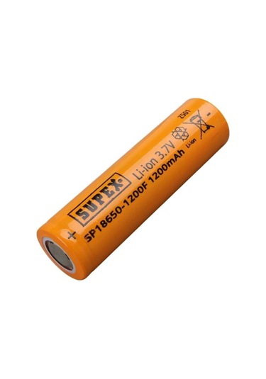 Supex 18650 3.7v 1200mah Li-ion Pil Başsız